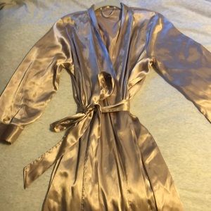 Champagne colored robe